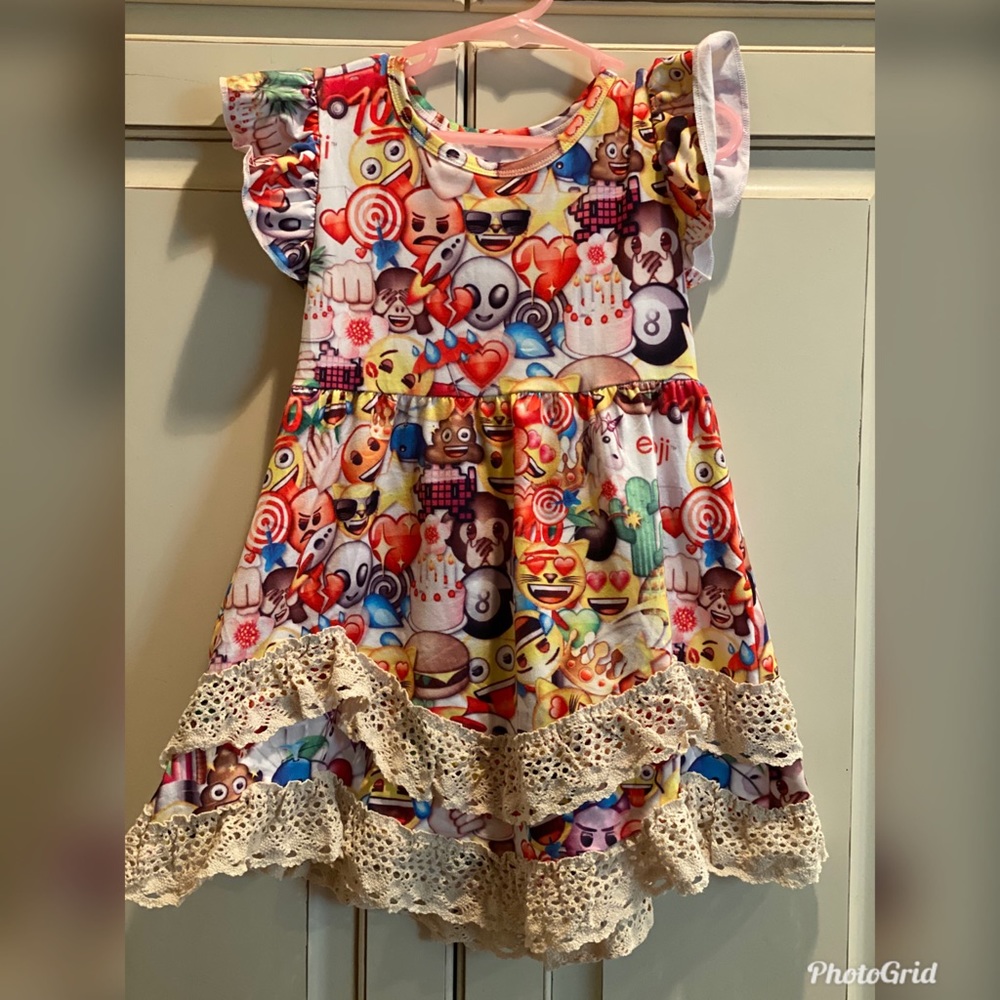 Girls Emoji Boutique Dress 4t